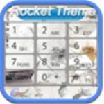 rocketdial theme inkpainting android application logo